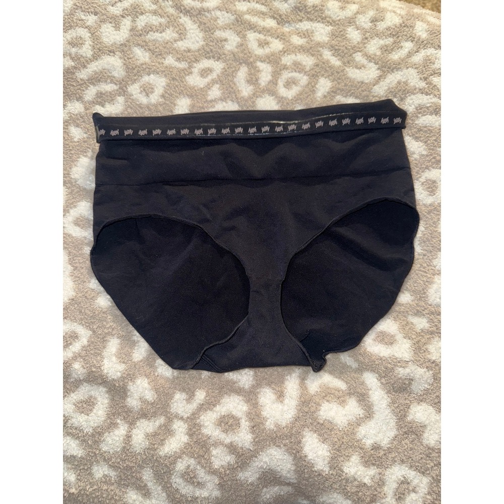 Yitty Womens Black High Waisted Seamless Brief shapewear Size XL